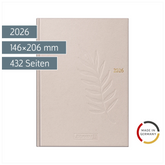 Buchkalender Mod. 798 2026 | A5, Karton, hanf